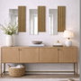 Hanah Home Espejo Ecológico Flotal-E Bronce y Natural